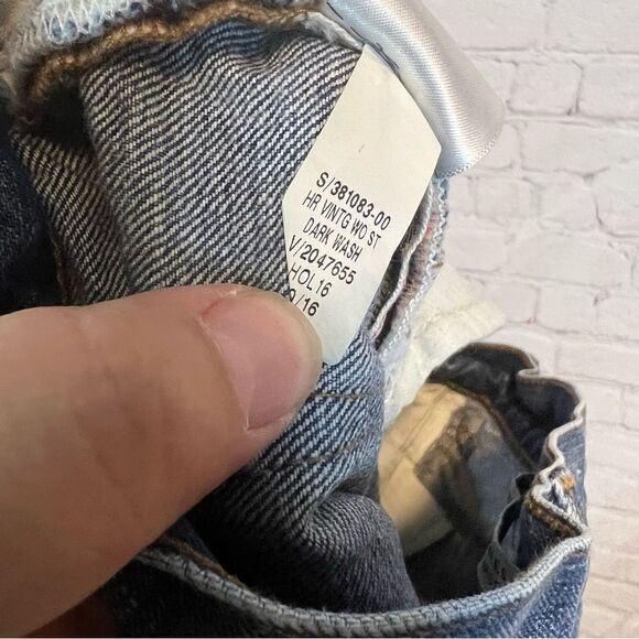 White Oak High Rise Dark Wash Straight Jeans size 25 - Picture 10 of 12